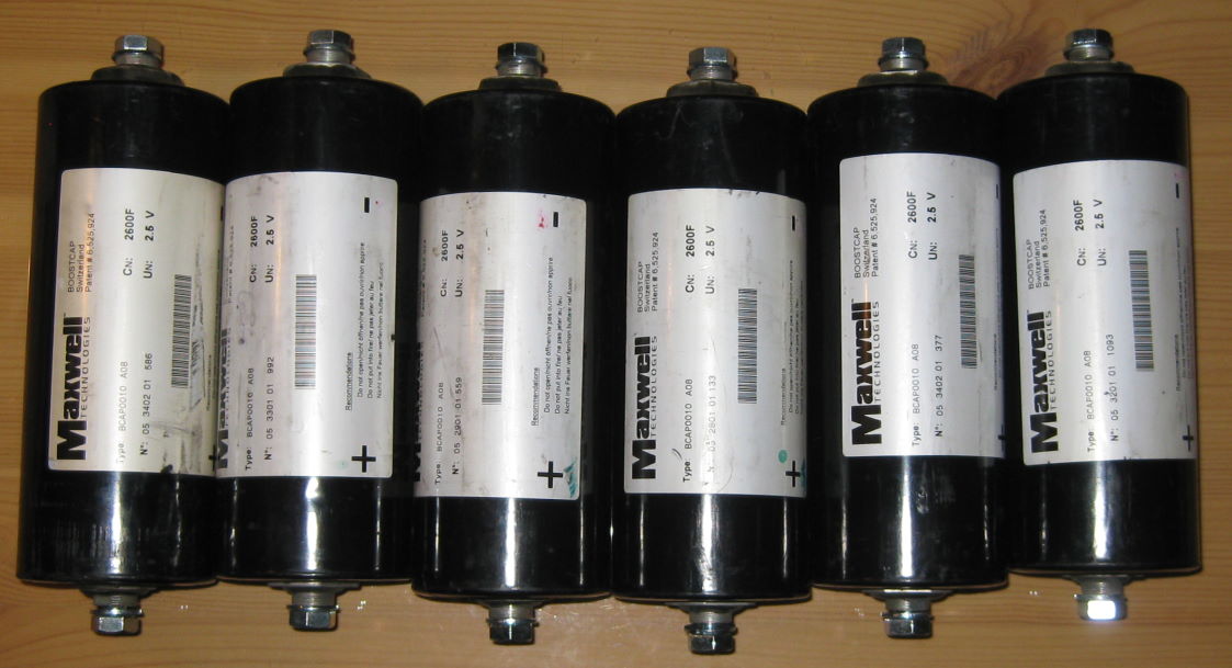 6 X Maxwell 2600 Farad Capacitors 2600F Boostcap Ultracapacitor BCAP0010 eBay
