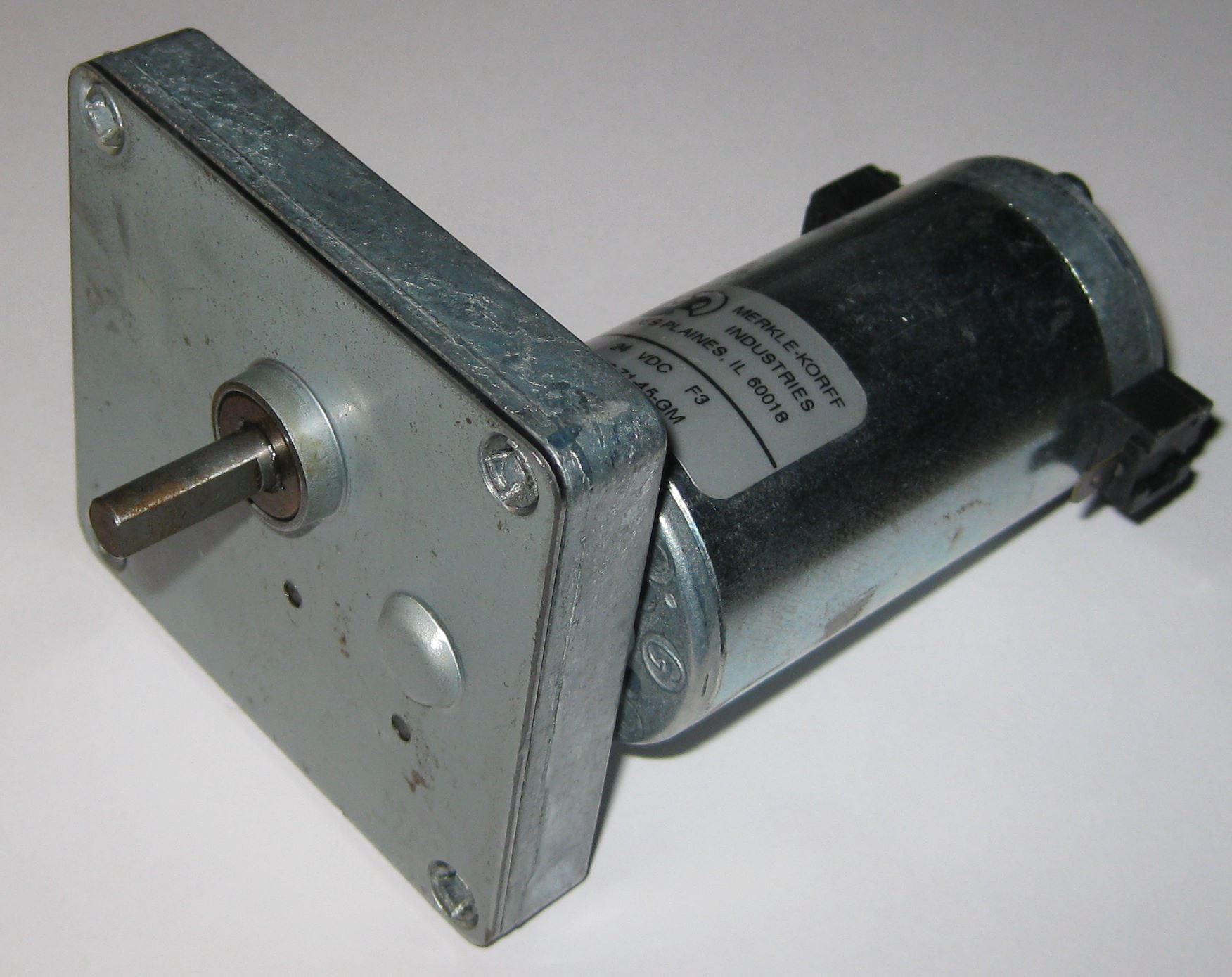 52 RPM Heavy Duty Gearhead Motor 24V Merkle Korff eBay