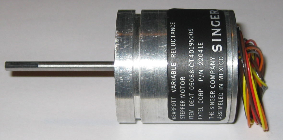 Kearfott Variable Reluctance Stepper 24V Motor 15 deg / step Singer